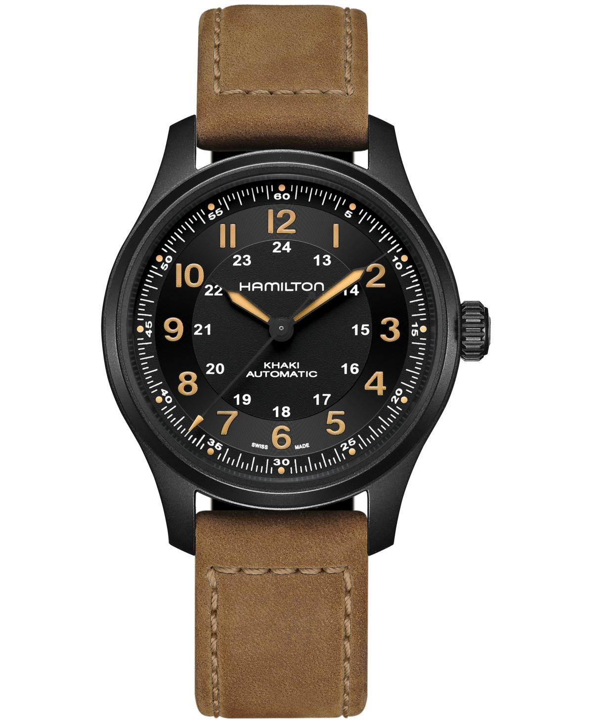 Hamilton Khaki Field Automatic Silicone Strap Watch, 42mm Product Image