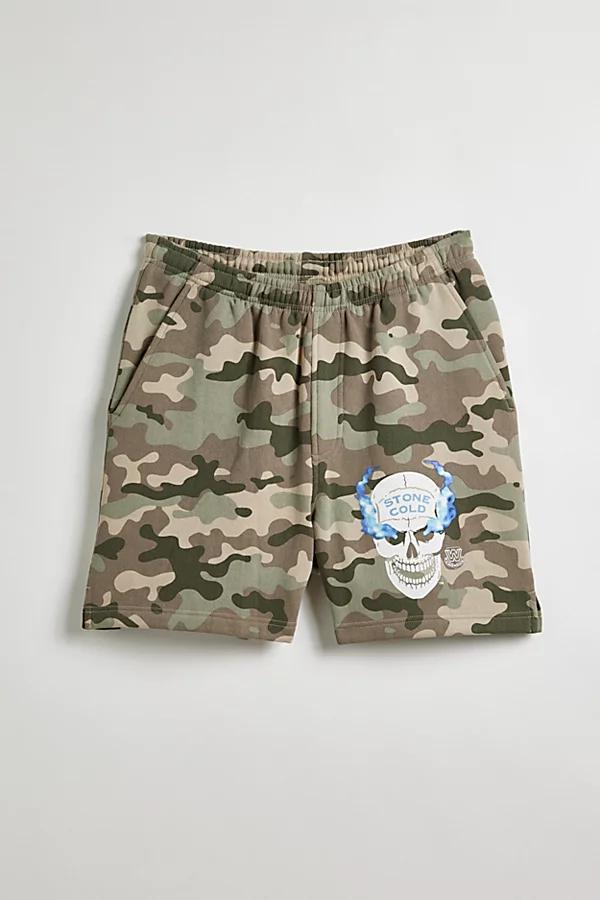 WWE UO Exclusive Stone Cold Camo Short Mens at Urban Outfitters product image