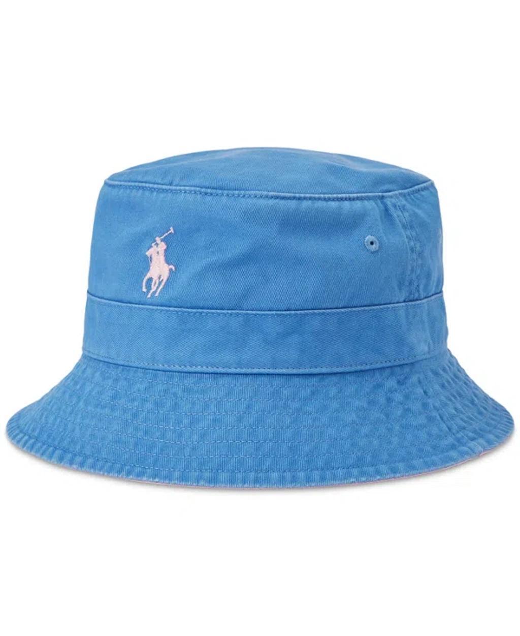 Men's Cotton Chino Bucket Hat In New England Blue Product Image