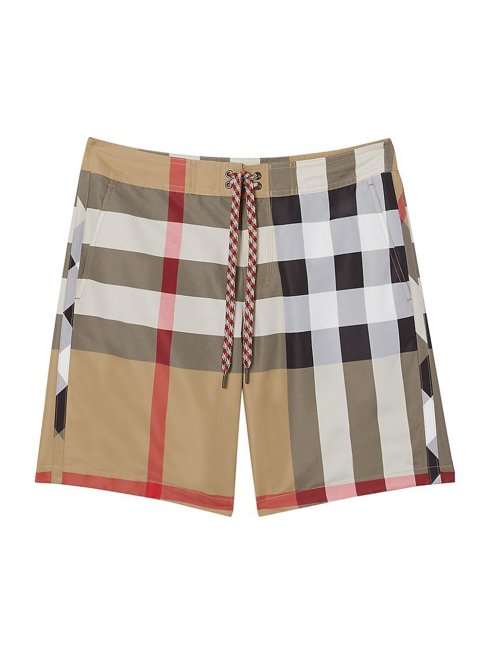 burberry Breton Check Swim Trunks Product Image