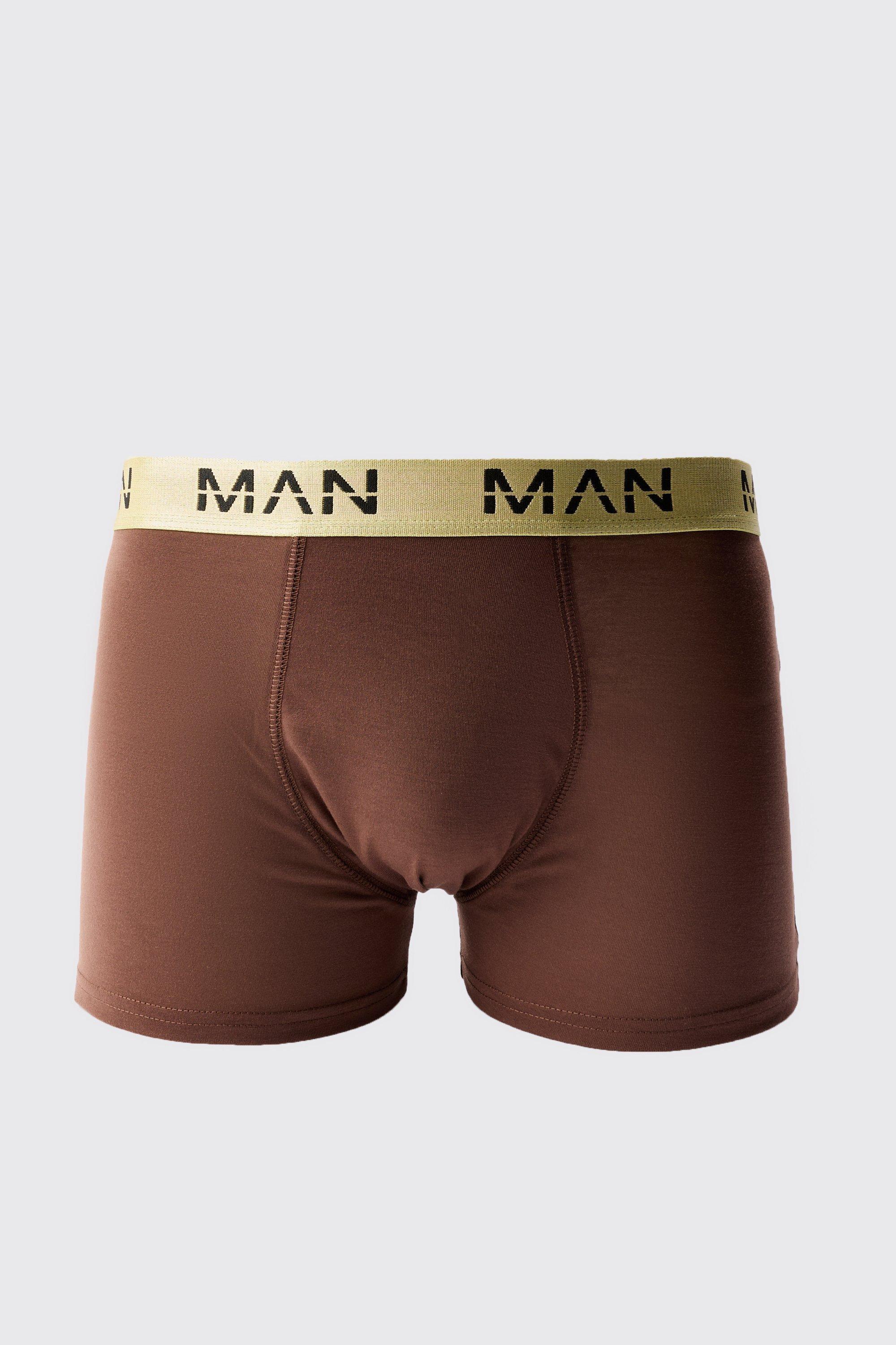 Man Dash Gold Waistband Boxer | boohooMAN USA Product Image