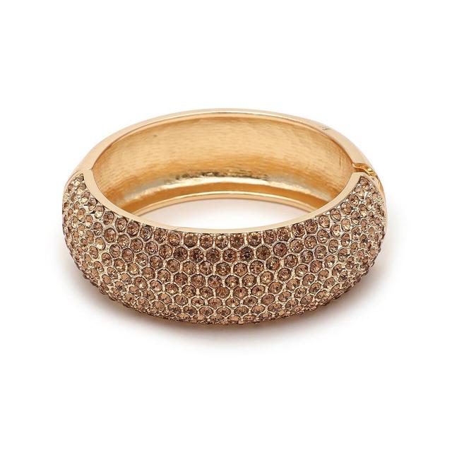 Sohi Womens Gold Embellished Statement Bracelet Product Image