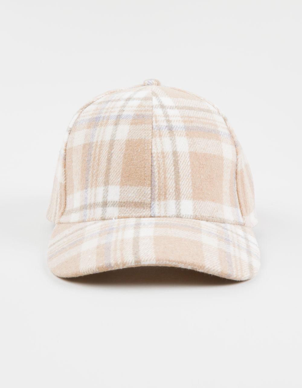 Plaid Dad Strapback Hat Product Image