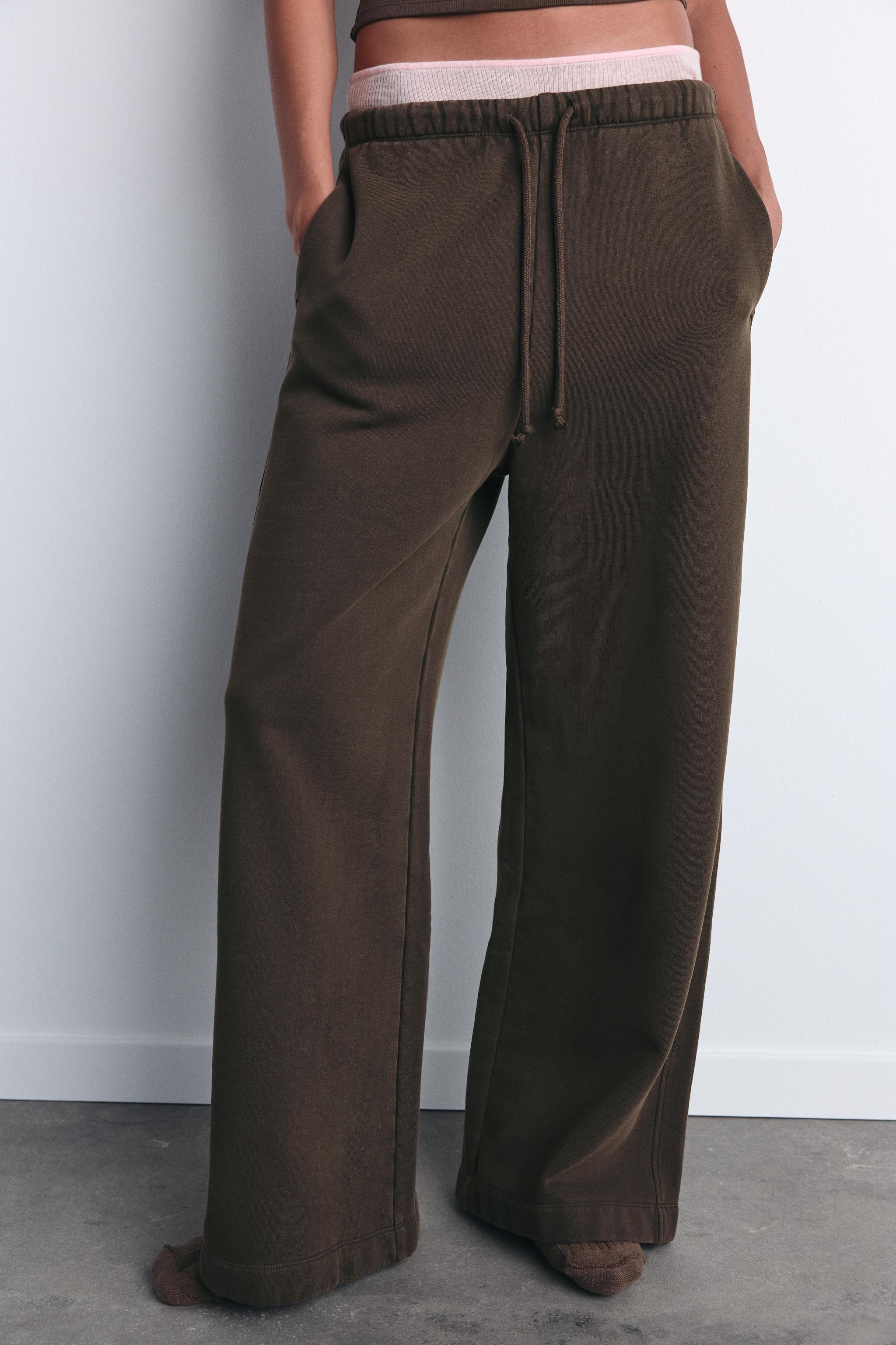 PLUSH STRAIGHT LEG PANTS Product Image