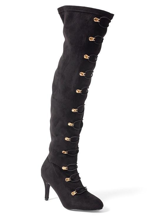 Lace-Up Heeled Boots Product Image