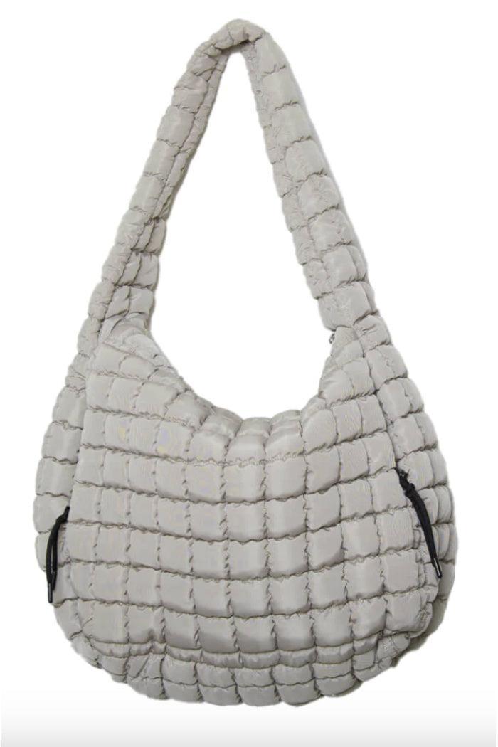 Quilted Hobo Tote Product Image