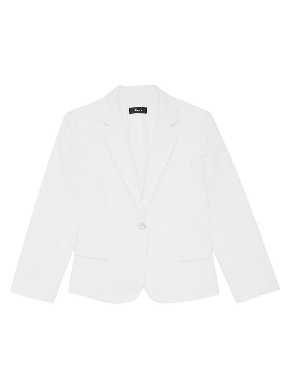 Womens Corduroy Shrunken Blazer Product Image