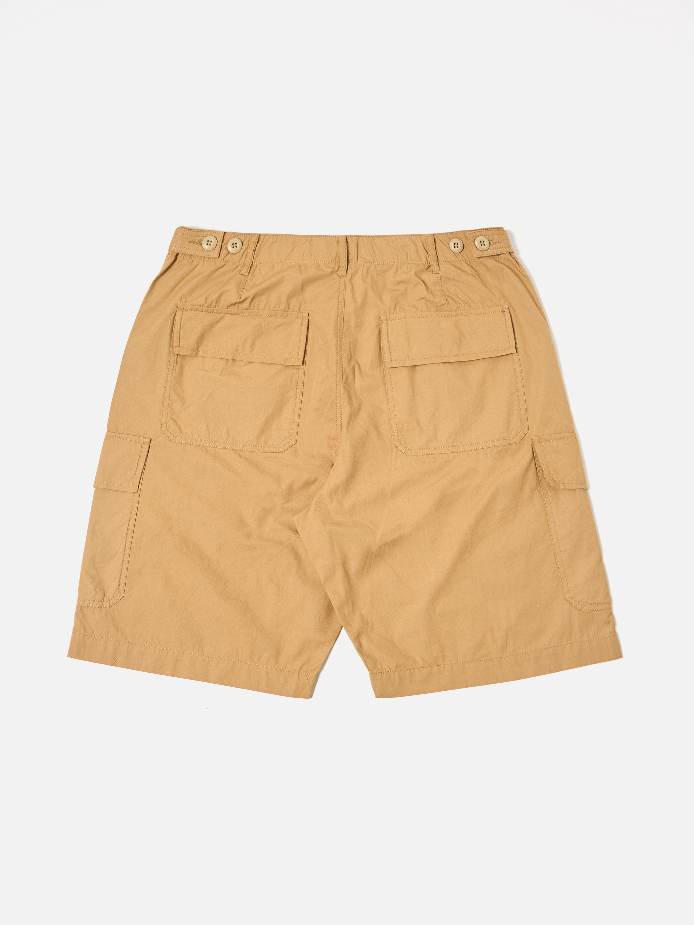 Universal Works MW Cargo Short in Sand Broad Cloth Product Image