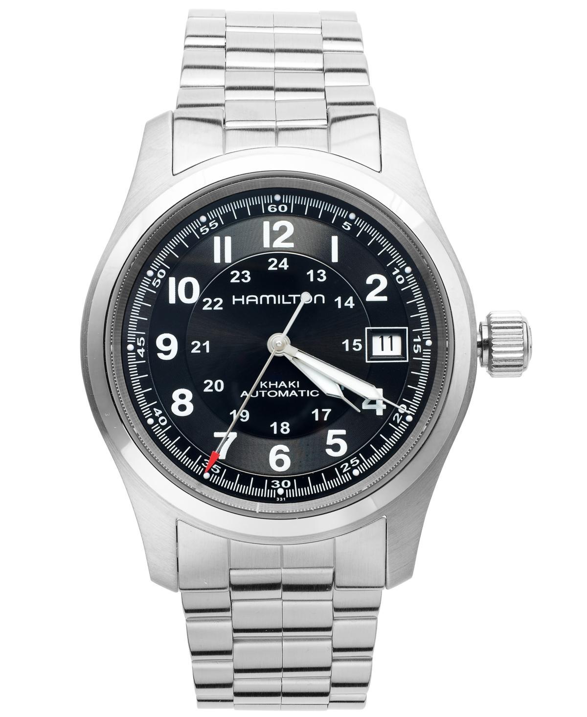 Hamilton Khaki Field Automatic Leather Strap Watch, 38mm Product Image