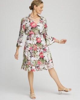 Ruffle Bell Sleeve Dress Product Image