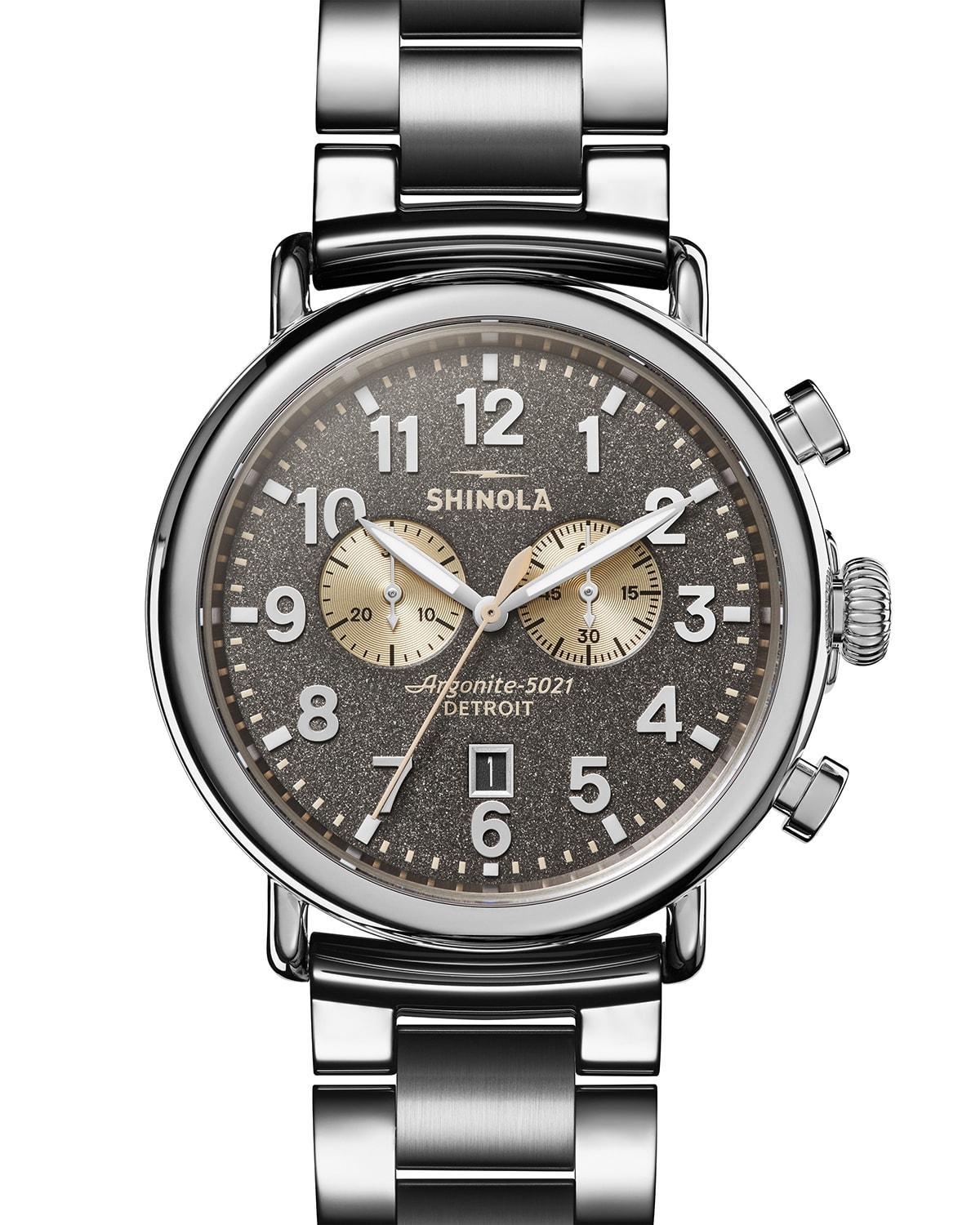 Men's 47mm Runwell Chronograph Bracelet Watch Product Image