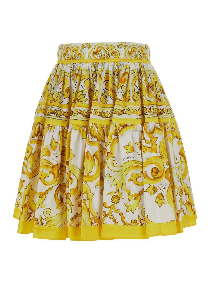 DOLCE & GABBANA Skirts In Yellow Product Image