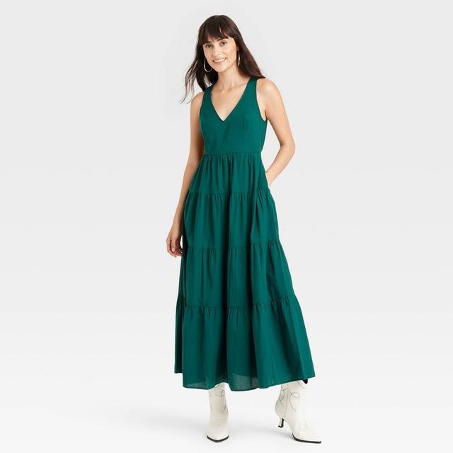 Womens Tiered Maxi A-Line Dress - Universal Thread XS Product Image