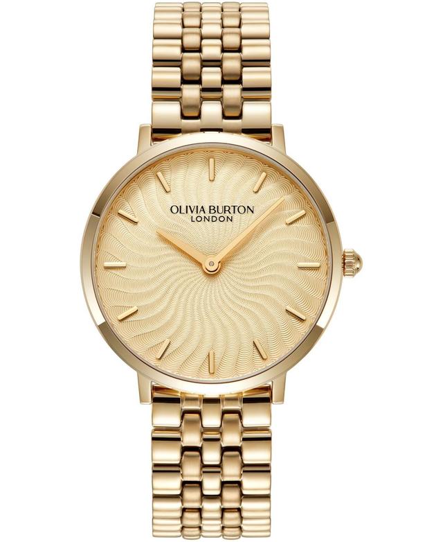 Olivia Burton Womens Radiant Sun Gold-Tone Stainless Steel Watch 35mm - Gold Product Image