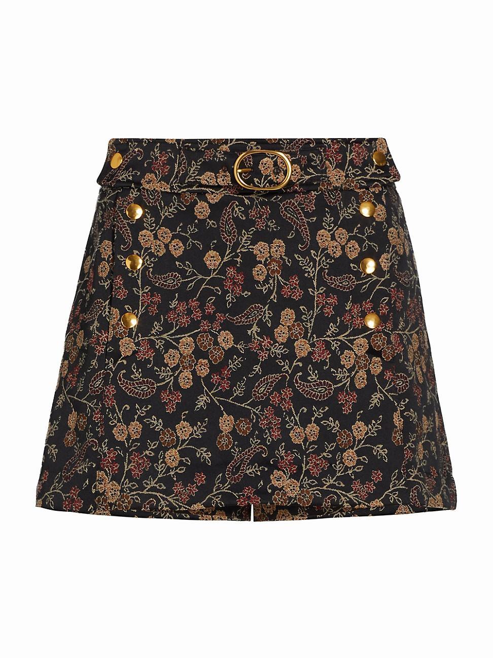 Womens Hester Floral A-Line Mini Skort Product Image