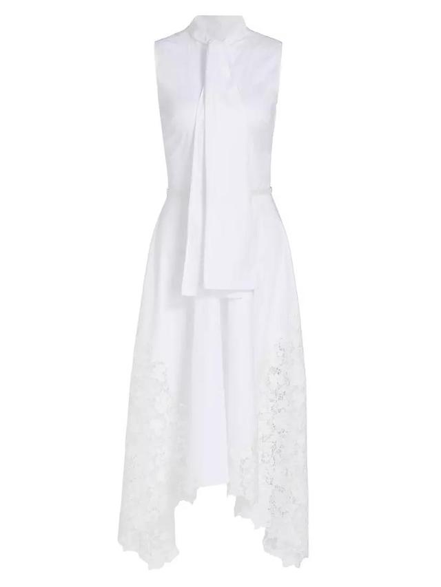 Gardenia Lace Draped Shirtdress Product Image