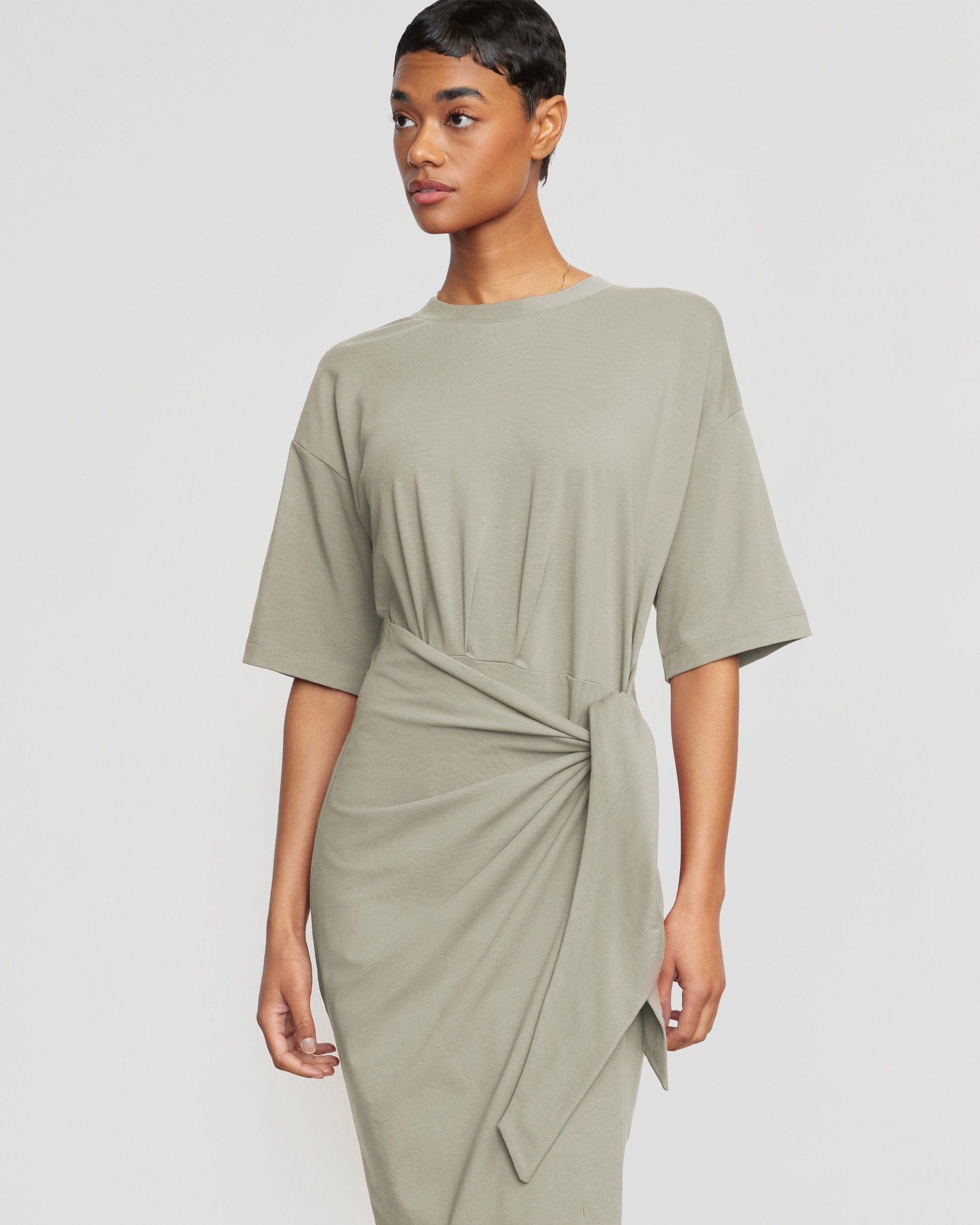 Noa Organic Cotton T-Shirt Wrap Dress Product Image