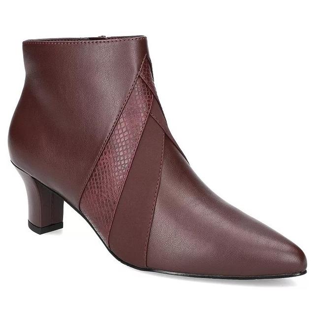 Easy Street Womens Falcon Dress Ankle Boots Red Product Image