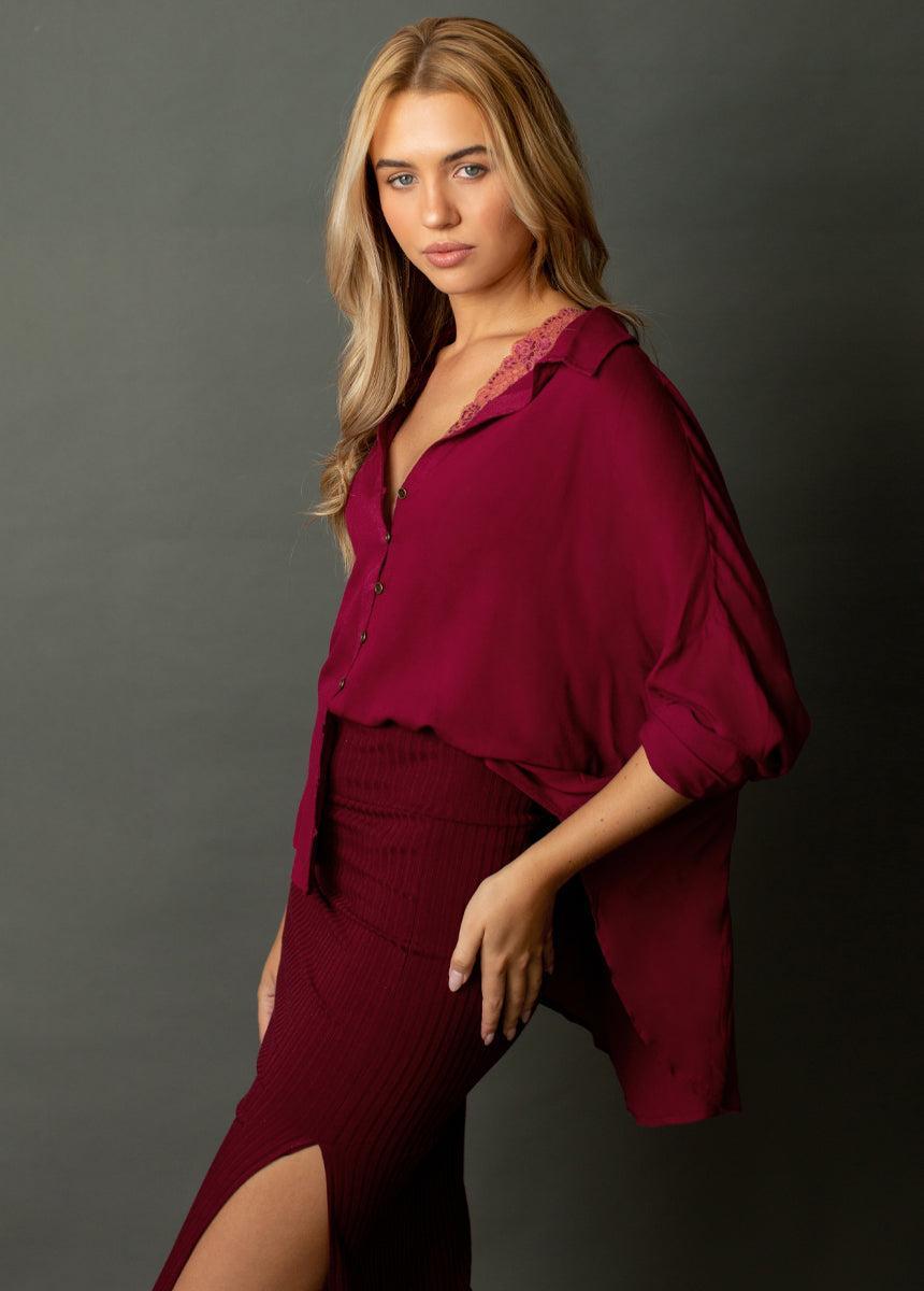 Marika Top in Wine Product Image