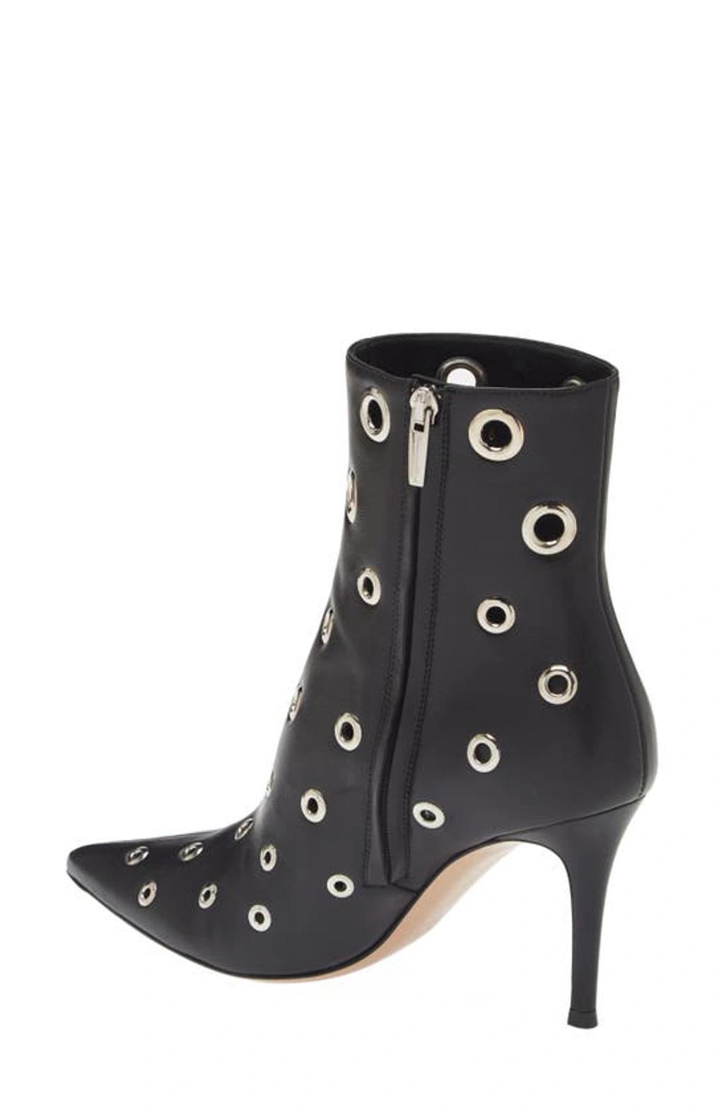 Lydia 85 Leather Ankle Boots In Black Product Image