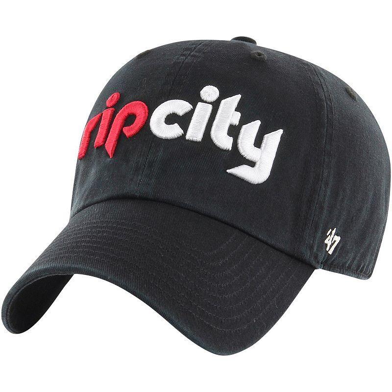 Mens 47 Portland Trail Blazers Core Wordmark Clean Up Adjustable Hat Product Image