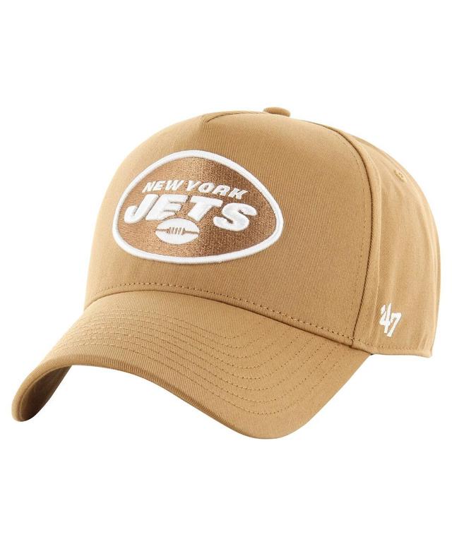 Mens 47 Tan New York Jets Ballpark MVP Adjustable Hat Product Image