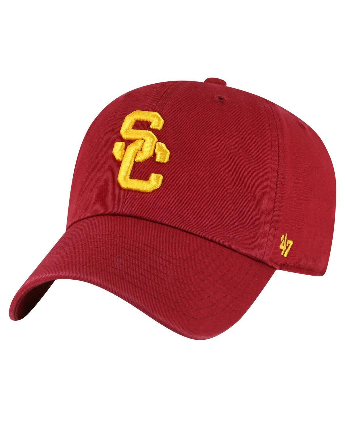 Mens 47 Brand Cardinal Usc Trojans Clean Up Adjustable Hat Product Image