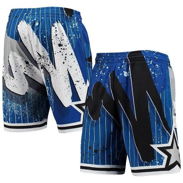 Mens Mitchell & Ness Blue Orlando Magic Hardwood Classics 1994 Hyper Hoops Swingman Shorts Product Image