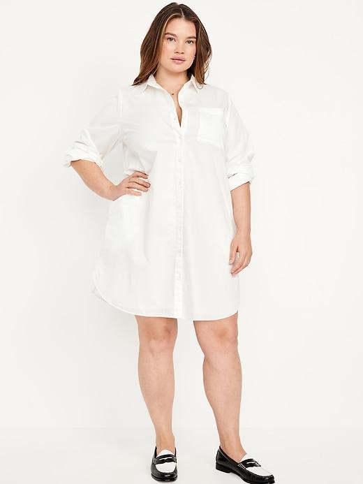 Jean Mini Shirt Dress Product Image