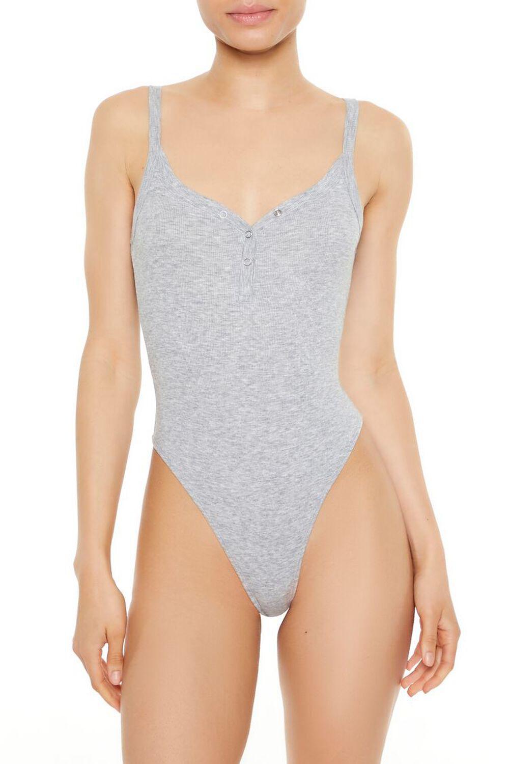 Ribbed Knit Cami Bodysuit | Forever 21 Product Image