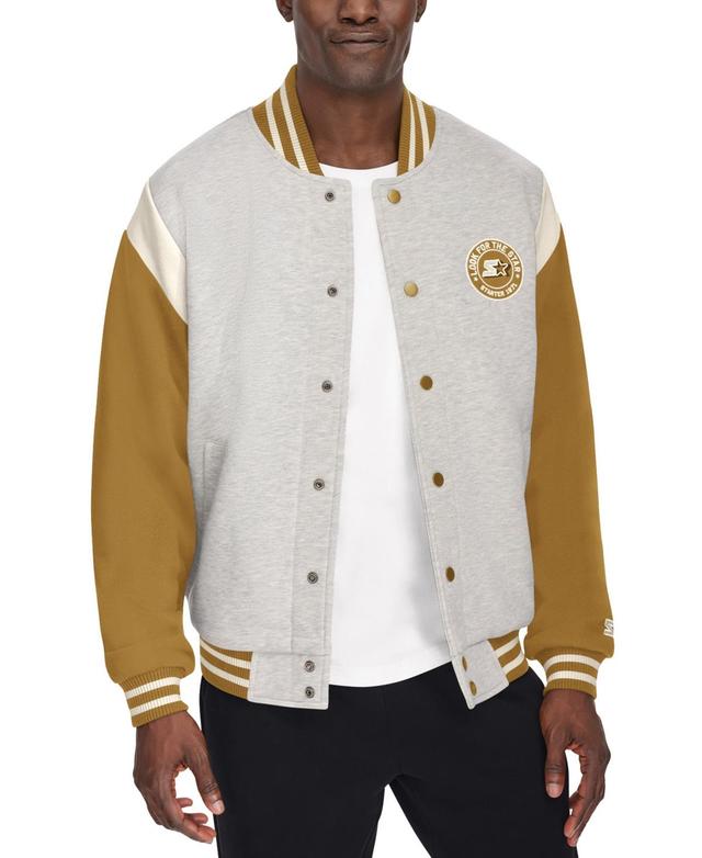 Starter Mens Heavyweight Fleece Varsity Jacket Product Image