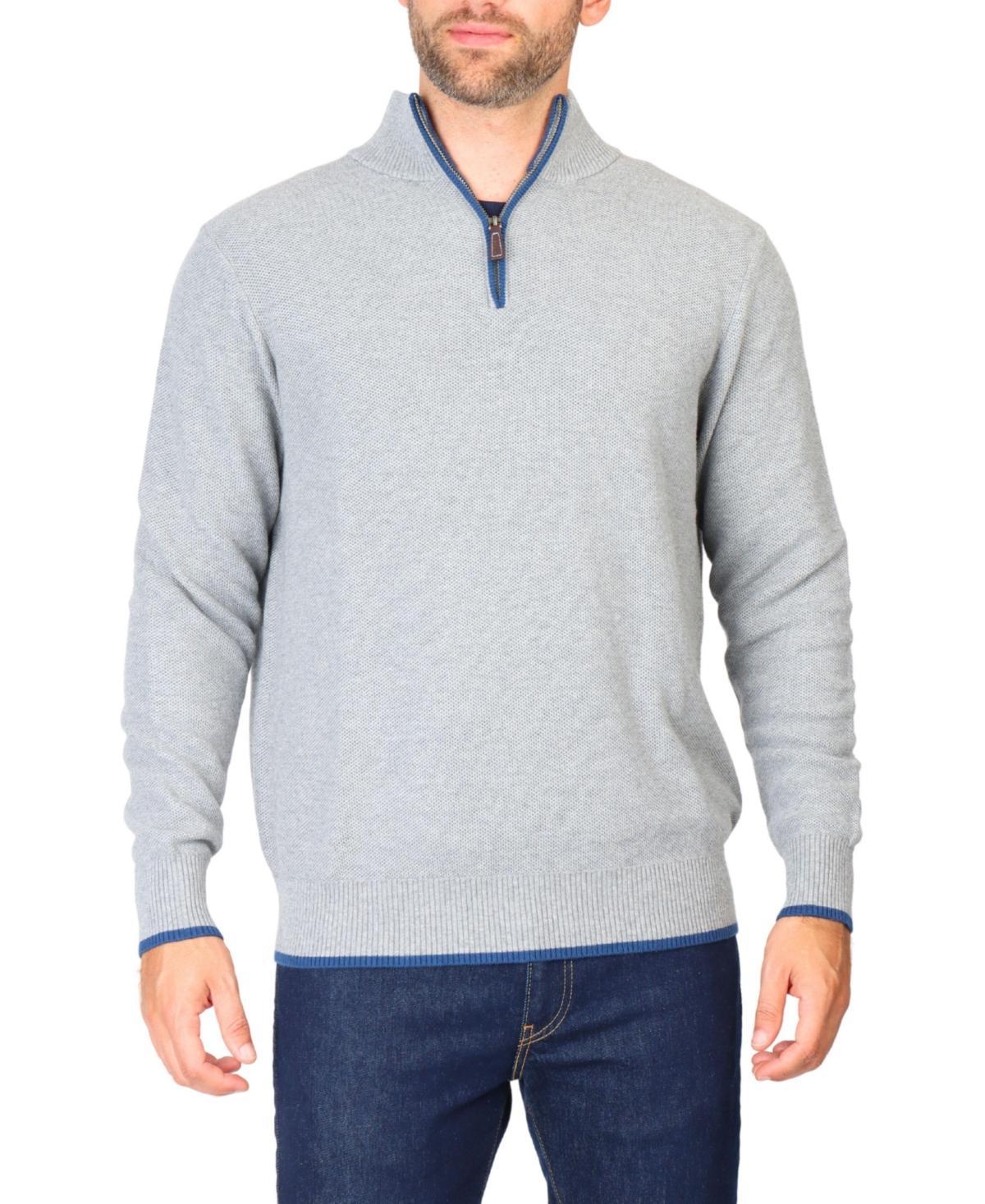 Tailorbyrd Mens Waffle Quarter Zip Product Image