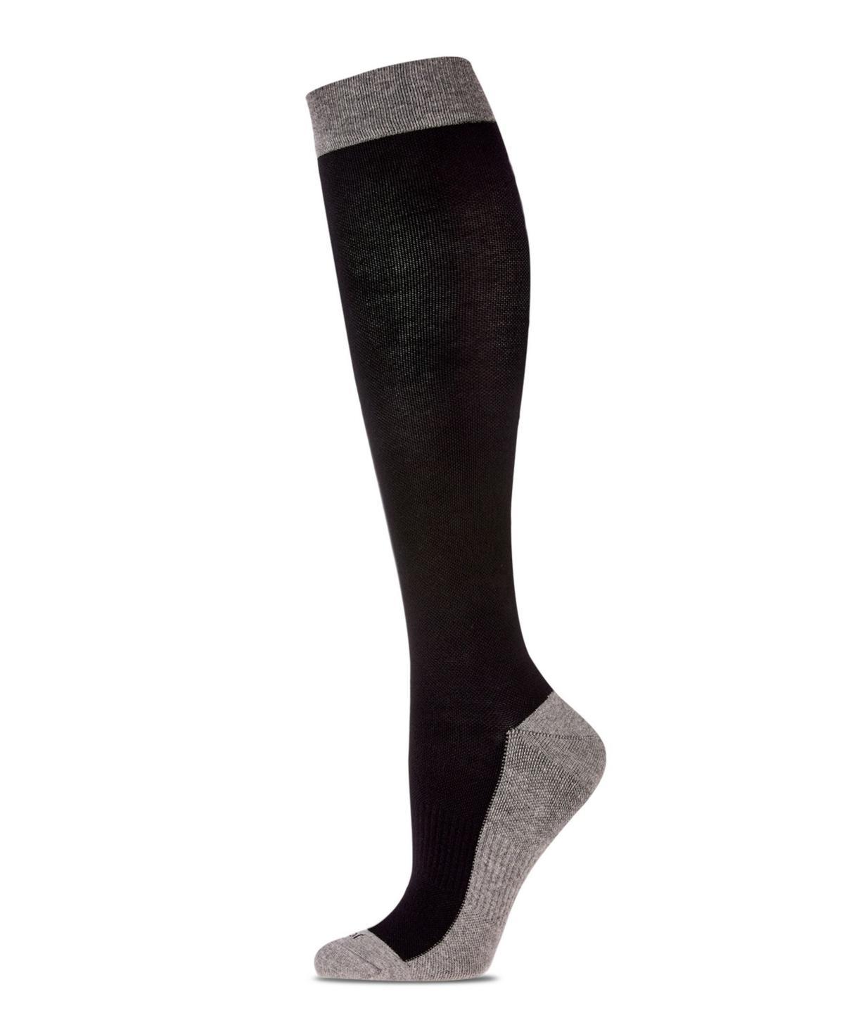 MeMoi Two-Tone Contrast Womens Compression Socks Product Image