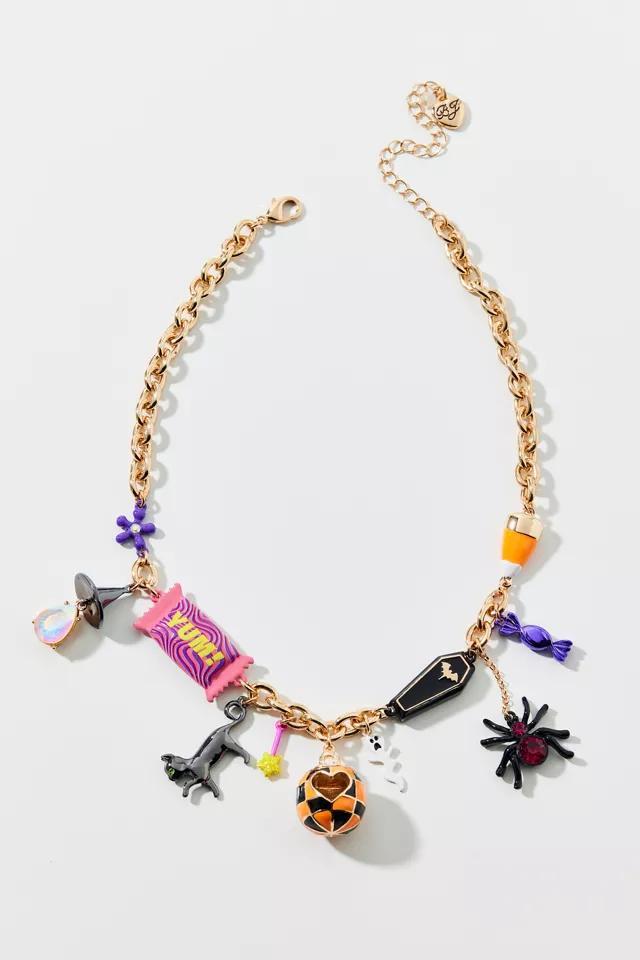 Betsey Johnson Ghoul Friends Halloween Charm Necklace Product Image