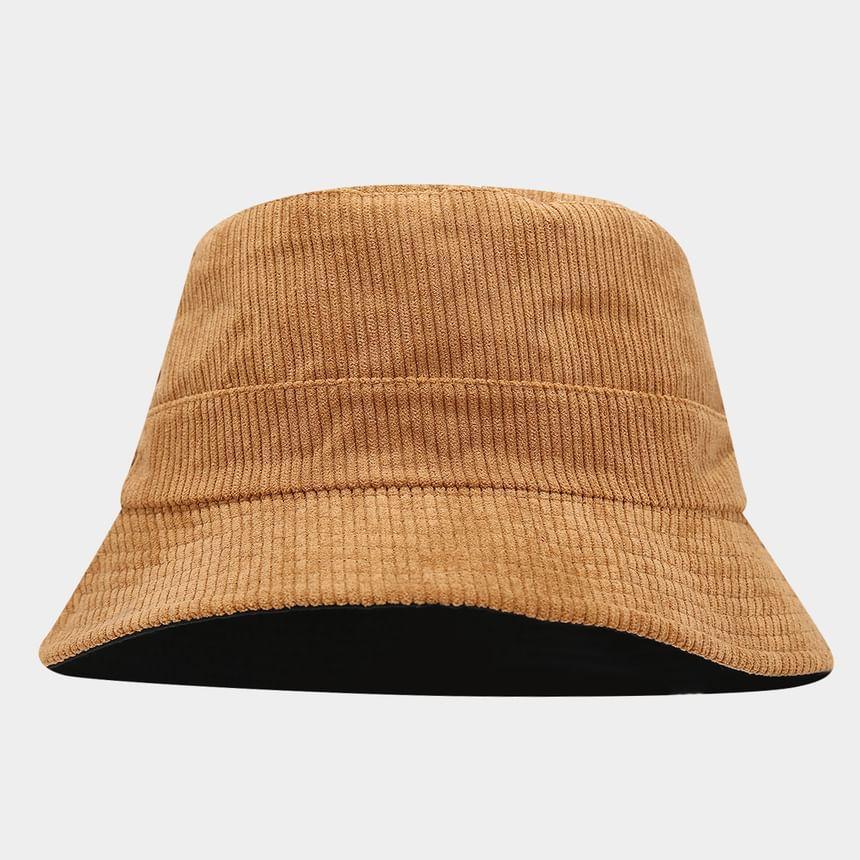 Plain Corduroy Bucket Hat Product Image