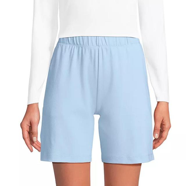 Womens Lands End Sport Knit Pull-On Shorts Product Image