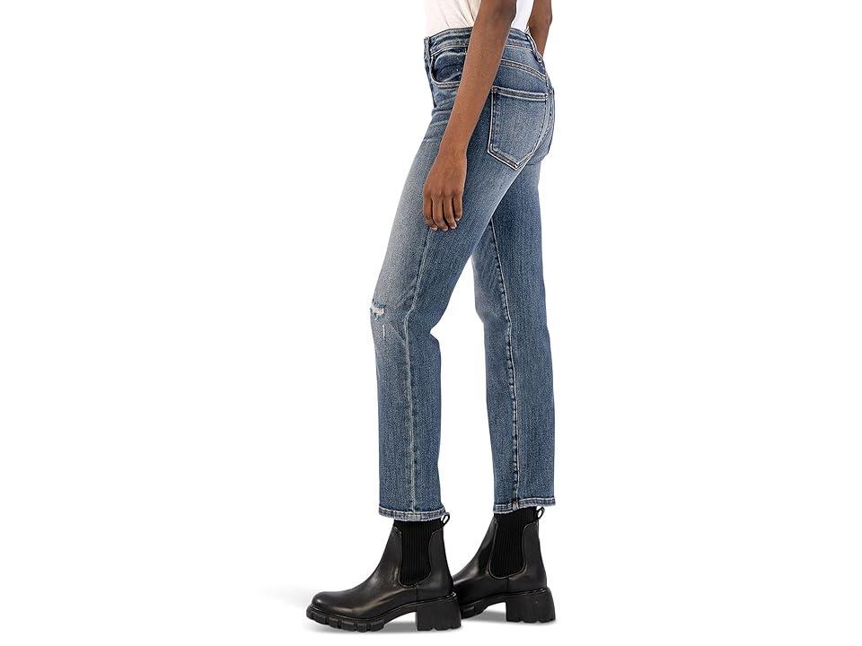 KUT from the Kloth Rosa High-Rise Ankle Zip Fly in Desirable (Desirable) Women's Jeans Product Image