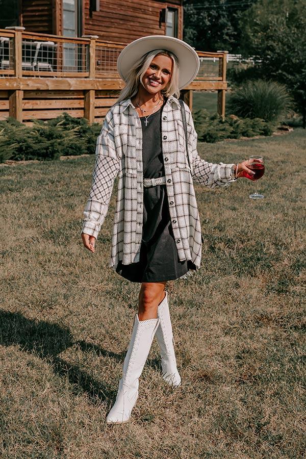 Prettiest In Plaid Tunic Dress Product Image