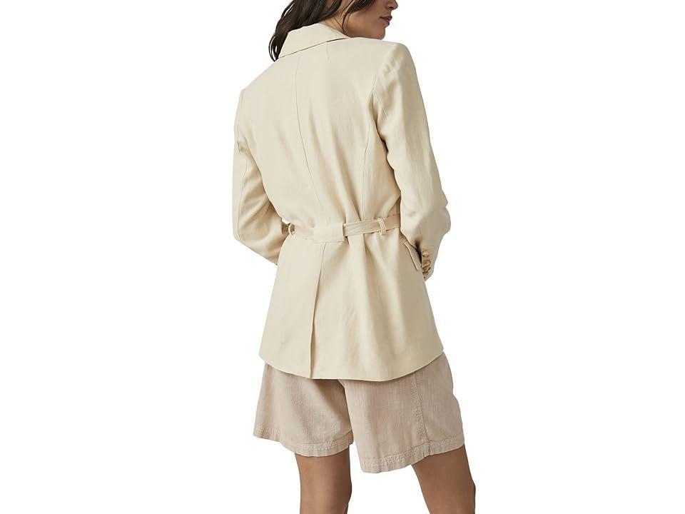 Free People Olivia Blazer (Sand) Women's Clothing Product Image