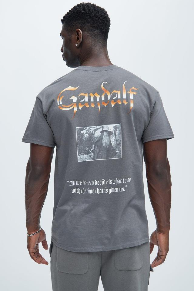 Lord Of The Rings Gandalf Short Sleeve Tee - Charcoal Product Image