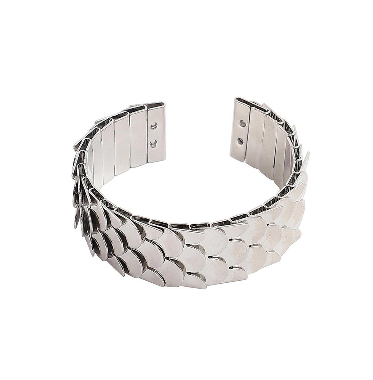 Sohi Womens Scale Cuff Bracelet Product Image