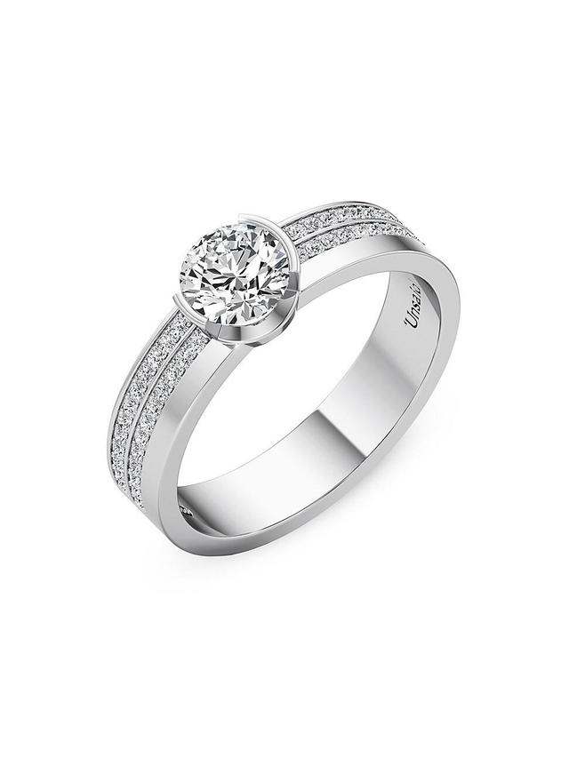 Womens Meta 18K White Gold & 1.20 TCW Lab-Grown Diamond Ring Product Image