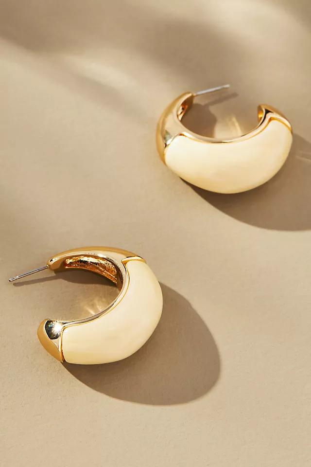 Enamel Hoop Earrings product image