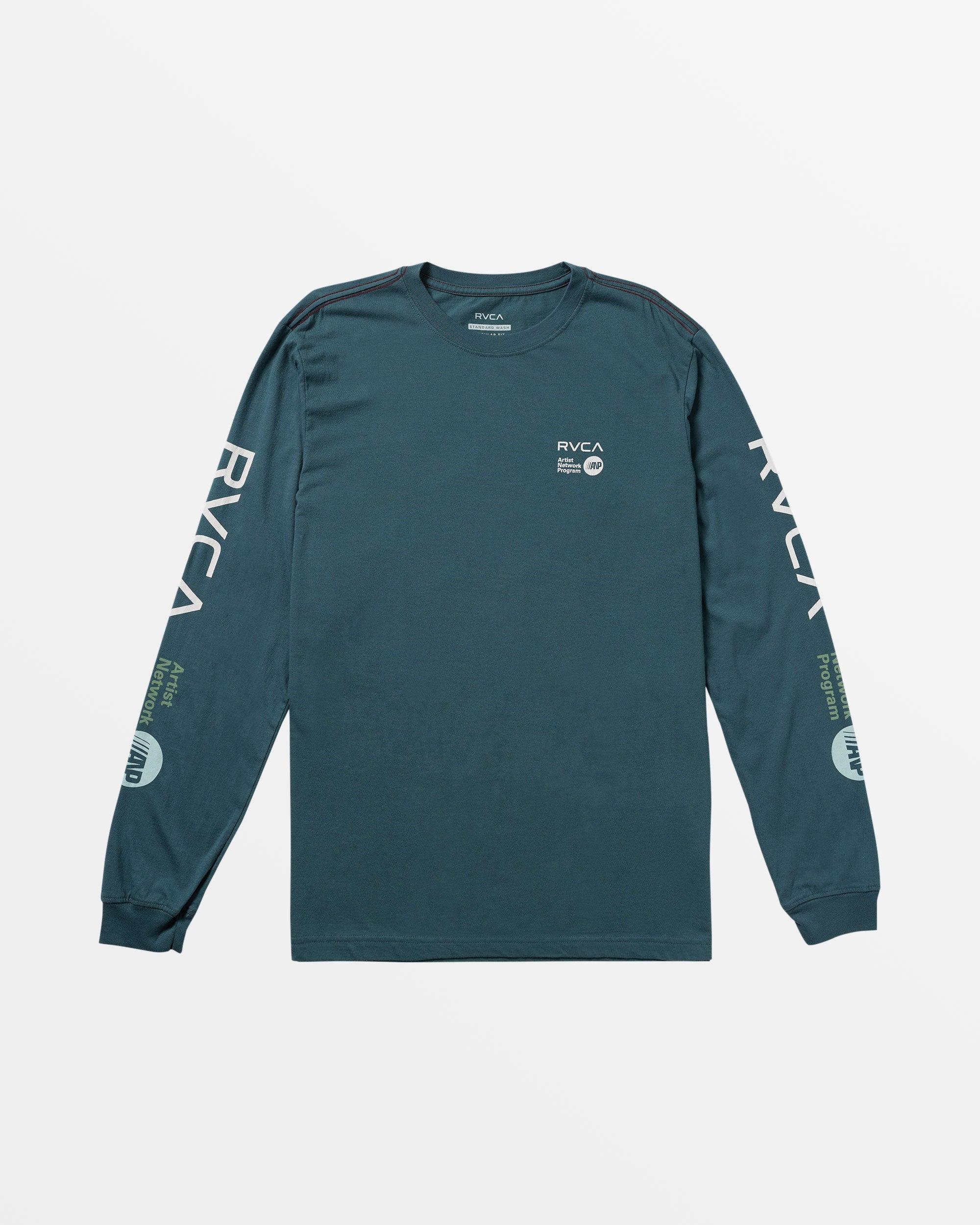 ANP Long Sleeve T-Shirt - Duck Blue/White Product Image