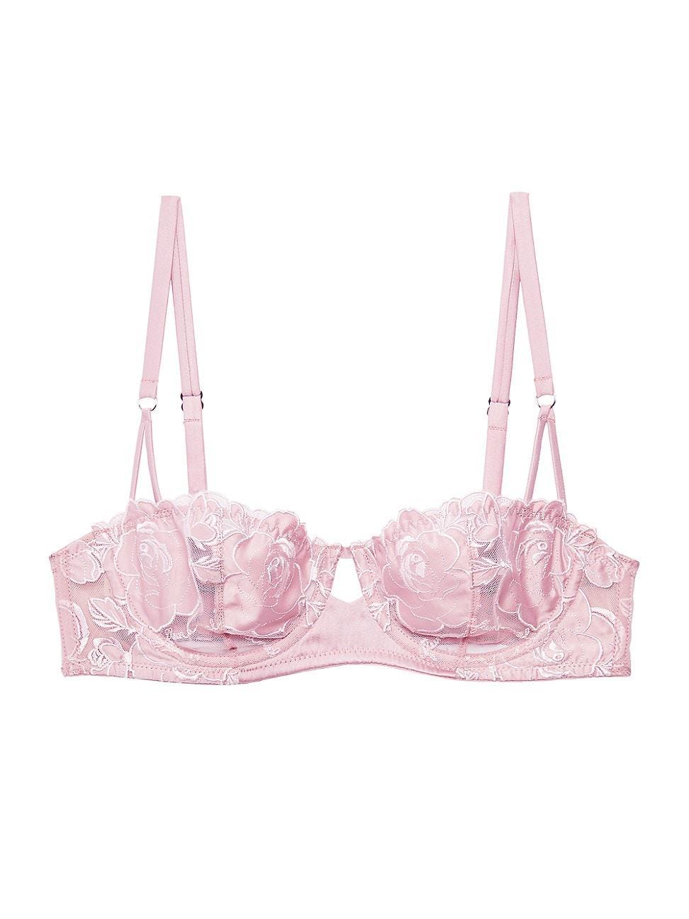 Womens Fleur du Mal x Marilyn Monroe Rosette Lace Balconette Bra Product Image