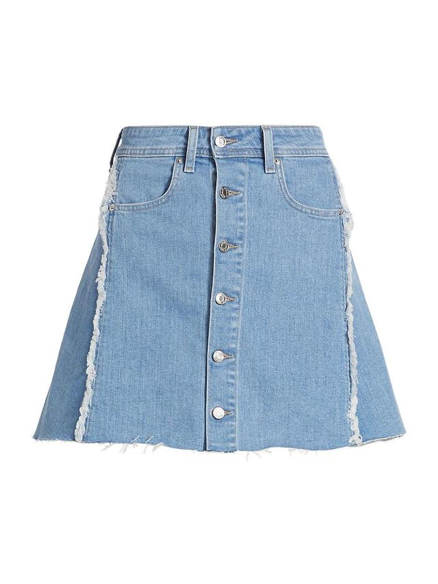 Womens Sierra Stretch Denim Miniskirt Product Image