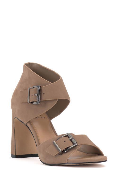 Vince Camuto Alinah Nubuck Suede Buckled Dress Sandals Product Image