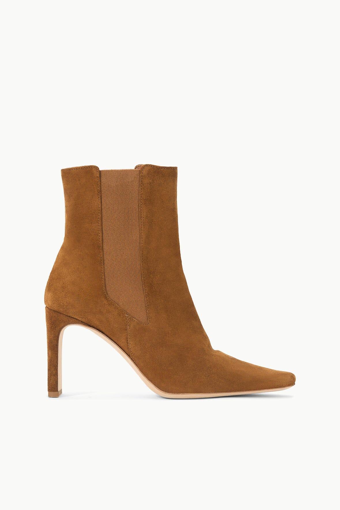 WALLY HIGH HEEL ANKLE BOOT | TAN Product Image