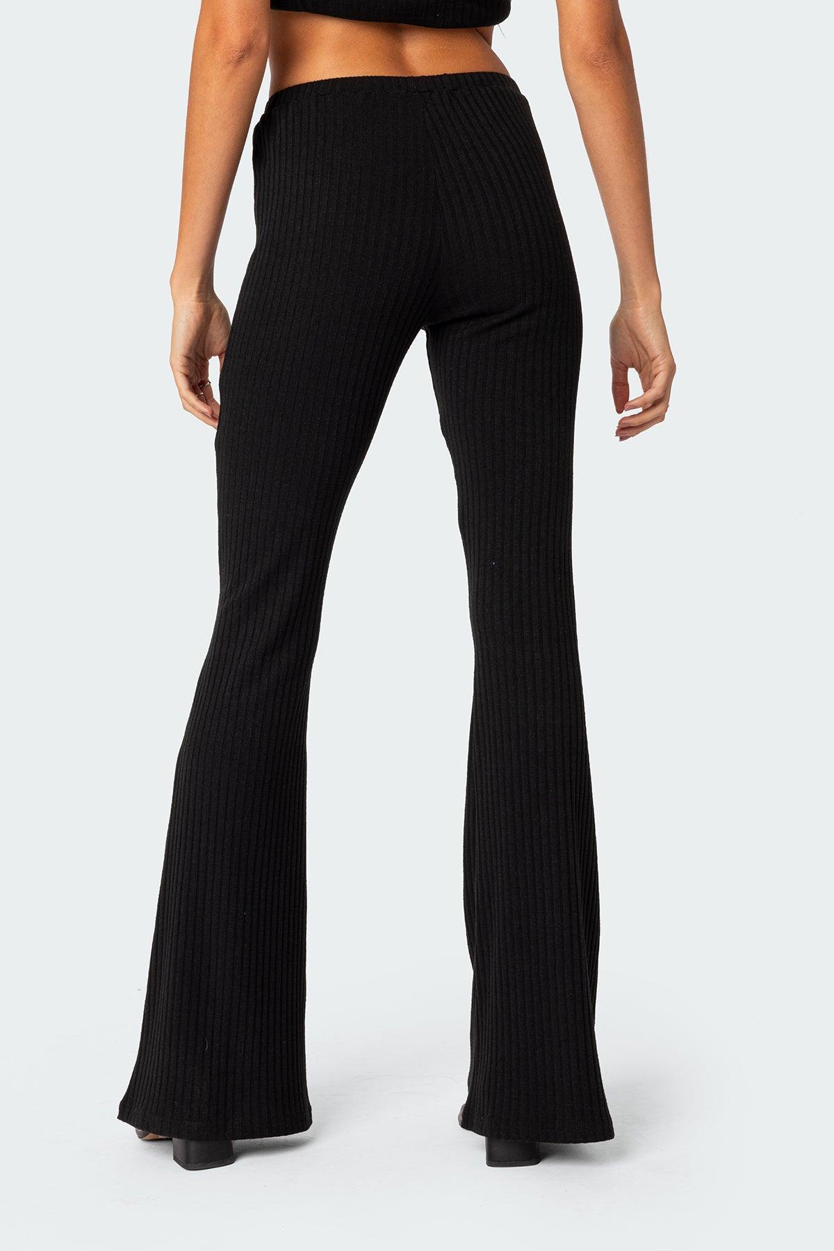 Dekota Ribbed Flared Pants Product Image