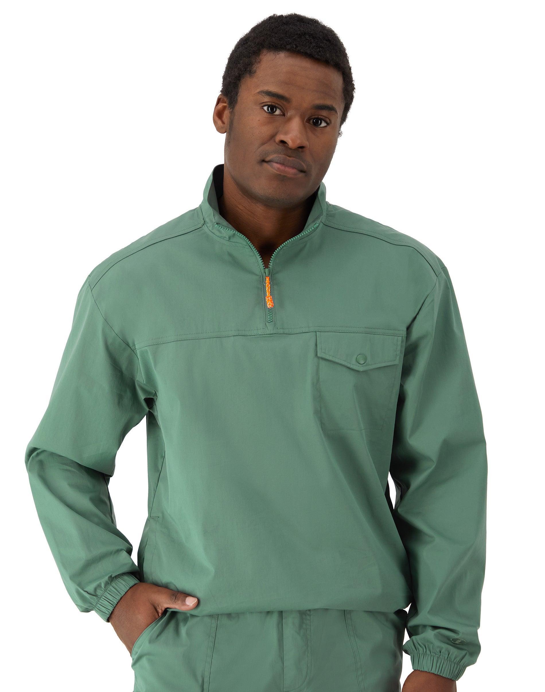 Mens Champion 1/4-Zip Top Nurture Green 2XL Product Image